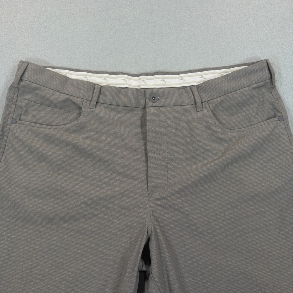 Tommy Bahama Boracay Mens Gray Performance Stretch Pants 40x29 Golf Chinos